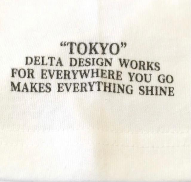 DELTADECK LOGO TEE TOKYO WHITE  jt@bV 