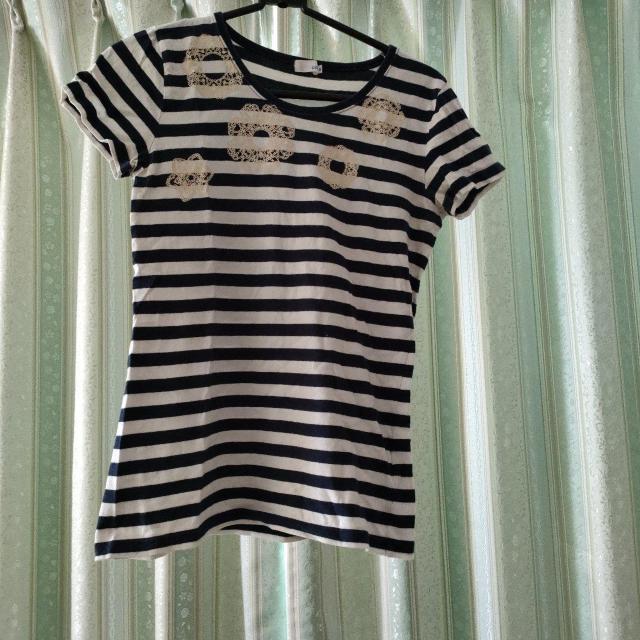 美品☆レディース 半袖 Tシャツ ボーダー < 女性ファッション 美品☆レディース 半袖 Tシャツ ボーダー < 女性ファッションの