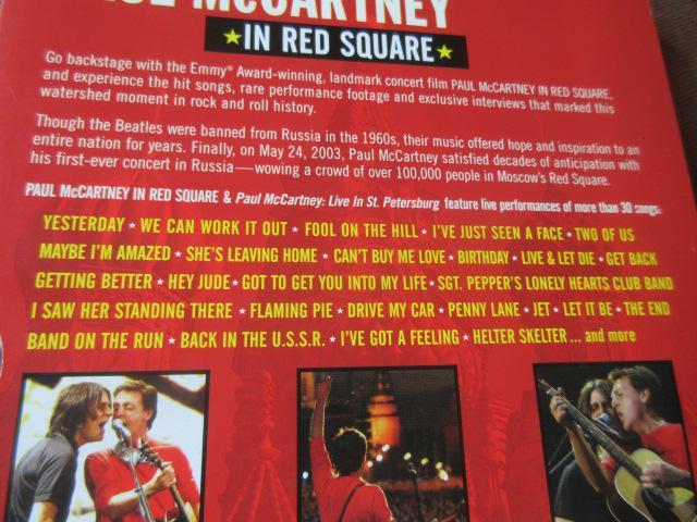|[E}bJ[gj[@DVD@uPaul@McCartney@In@Red@Squarev