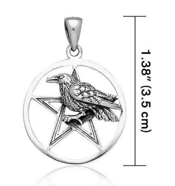 MM: Silver Raven Pentacle Pendant < 女性アクセサリー/時計  MM: Silver Raven Pentacle Pendant < 女性アクセサリー/時計の