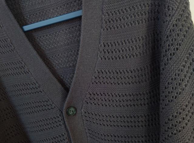 【MENS】GU★透かし編み カーディガン < ブランド 【MENS】GU★透かし編み カーディガン < ブランドの