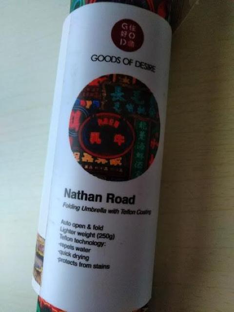 `G.O.D.Nathan Road Teflon Quick Dry Umbrella \֓etH܂ݎP^b`  t@bV 