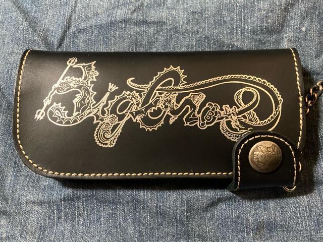 原宿 BIG BROS 財布 ウォレット genuine leather レザー 本革 コンチョ チェーン メンズ レディース < 男性ファッション  原宿 BIG BROS 財布 ウォレット genuine leather レザー 本革 コンチョ チェーン メンズ レディース < 男性ファッションの