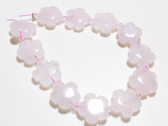 天然石★ローズクォーツ さくら 半連 < 女性アクセサリー/時計 天然石★ローズクォーツ さくら 半連 < 女性アクセサリー/時計の