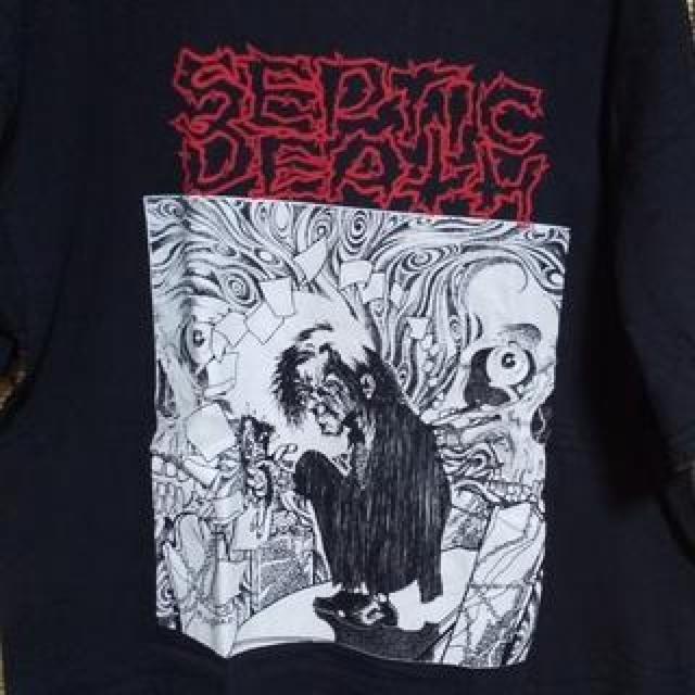 古着 90's パスヘッド SEPTIC DEATH セプティックデス XL < 男性ファッション 古着 90's パスヘッド SEPTIC DEATH セプティックデス XL < 男性ファッションの