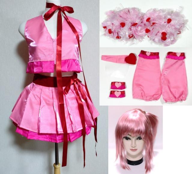 コスプレ衣装「しゅごキャラ!」アミュレットハート 日奈森あむ ウィッグ 付き フルセット ラン コミケ 夏コミ 冬コミ 仮装 < 女性ファッション コスプレ衣装「しゅごキャラ!」アミュレットハート 日奈森あむ ウィッグ 付き フルセット ラン コミケ 夏コミ 冬コミ 仮装 < 女性ファッションの