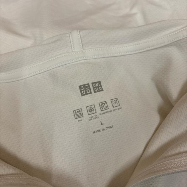 ���� UNIQLO ���j�N�� �G�A���Y��UV�J�b�g���b�V���p�[�J �z���C�g �� �u�����h�� 