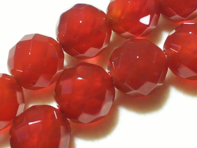 天然石★赤瑪瑙 8mm64面カット 半連 < 女性アクセサリー/時計 天然石★赤瑪瑙 8mm64面カット 半連 < 女性アクセサリー/時計の