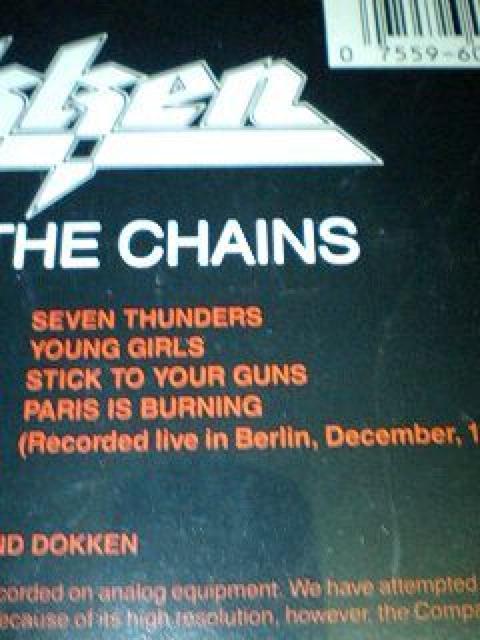 DOKKEN/BREAKING THE CHAINS�h�b�P�� �� CD/DVD/�r�f�I�� 