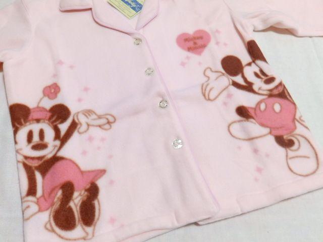 《New》KIDS用<120>★ミッキー&ミニー・ふわふわフリース*パジャマ/部屋着 < キッズ/ベビー  《New》KIDS用<120>★ミッキー&ミニー・ふわふわフリース*パジャマ/部屋着 < キッズ/ベビーの