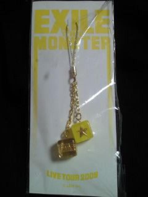 EXILE エグザイル ライブ コンサート モンスター 2009 キューブ ストラップ イエロー < タレントグッズ  EXILE エグザイル ライブ コンサート モンスター 2009 キューブ ストラップ イエロー  < タレントグッズの