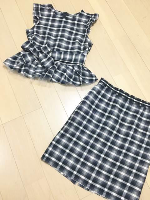 JILLSTUARTチェックペプラムリボンセットアップワンピsetupジル < ブランド JILLSTUARTチェックペプラムリボンセットアップワンピsetupジル < ブランドの