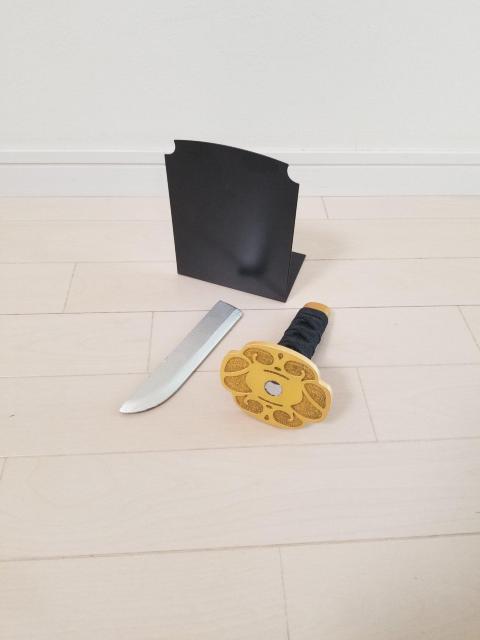 A刀 ブックスタンド ゴールド ブックエンド 忍者 侍 剣 江戸 < インテリア/ライフ  A刀 ブックスタンド ゴールド ブックエンド 忍者 侍 剣 江戸 < インテリア/ライフの