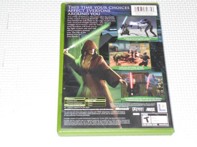 xboxSTAR WARS KNIGHTS OF THE OLD REPUBLIC 2  Q[{/\tg 