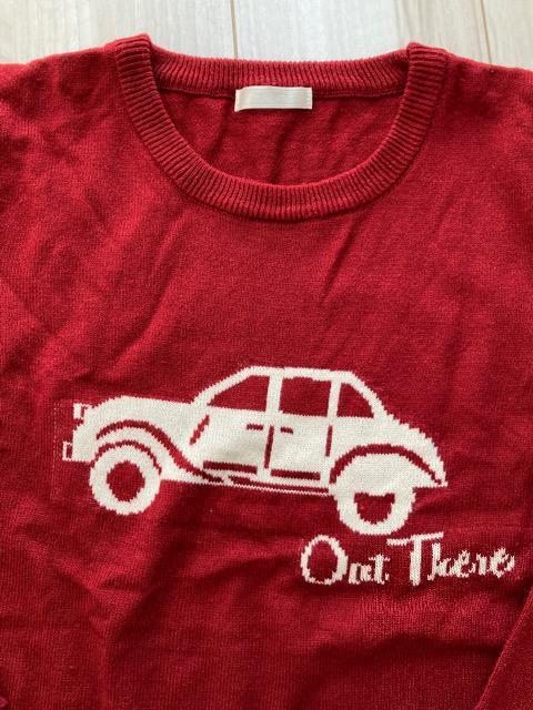 超美品☆ DRESKIP ドレスキップ☆赤アクリルセーター☆L < ブランド  超美品☆ DRESKIP ドレスキップ☆赤アクリルセーター☆L < ブランドの