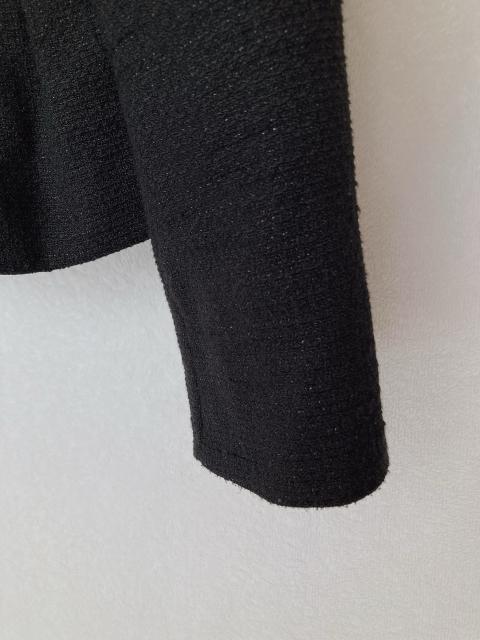 Lavannor ツイード テーラード ジャケット ブラック 黒 11号(M) N2m < 女性ファッション  Lavannor ツイード テーラード ジャケット ブラック 黒 11号(M) N2m < 女性ファッションの