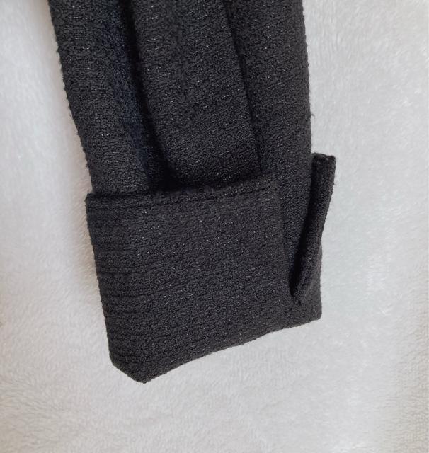 Lavannor ツイード テーラード ジャケット ブラック 黒 11号(M) N2m < 女性ファッション  Lavannor ツイード テーラード ジャケット ブラック 黒 11号(M) N2m < 女性ファッションの