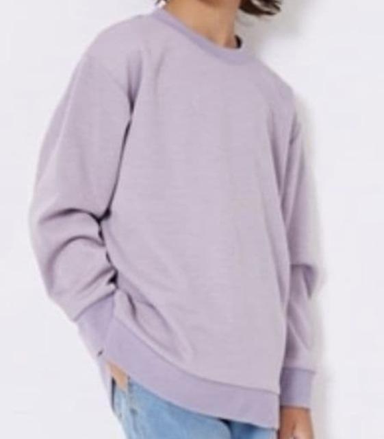 110★裏シャギービッグシルエットトレーナー★新品★送料無料 < キッズ/ベビー  110★裏シャギービッグシルエットトレーナー★新品★送料無料 < キッズ/ベビーの