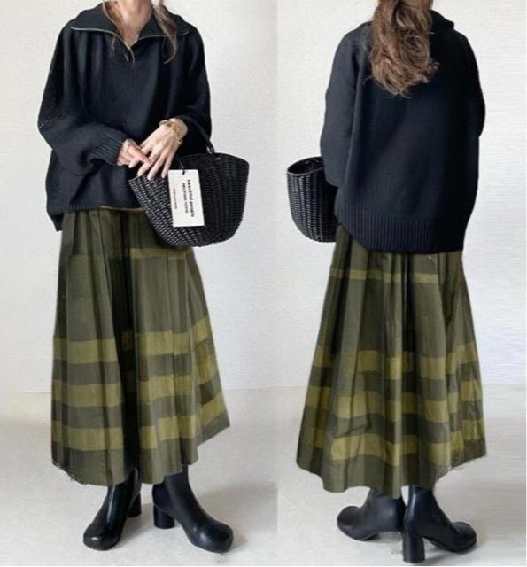 セットアップ ニットセーター ロングスカート 大きいサイズ < 女性ファッション セットアップ ニットセーター ロングスカート 大きいサイズ < 女性ファッションの