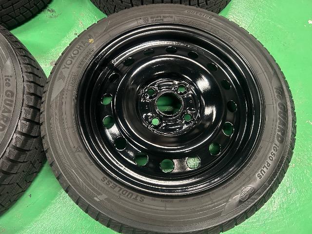 0092447)���Y���ÃX�^�b�h���X�^�C��4�{���R�n�}�A�C�X�K�[�h50�v���X���L��u���b�N�X�`�[���Z�b�g155/65R14�������� �� ������/�o�C�N