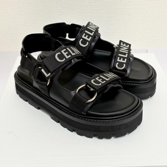 【極美品】CELINE セリーヌ サンダル バルキーサンダル < ブランド 【極美品】CELINE セリーヌ サンダル バルキーサンダル < ブランドの