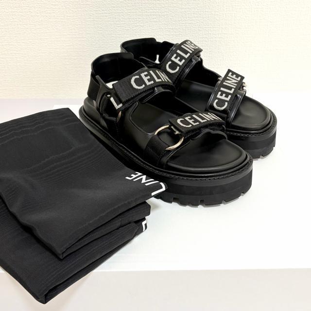 【極美品】CELINE セリーヌ サンダル バルキーサンダル < ブランド 【極美品】CELINE セリーヌ サンダル バルキーサンダル < ブランドの