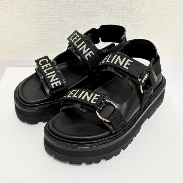 【極美品】CELINE セリーヌ サンダル バルキーサンダル < ブランド 【極美品】CELINE セリーヌ サンダル バルキーサンダル < ブランドの
