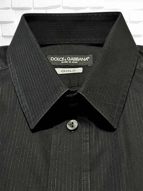 ★美品+クリーニング◆定価5.5万◆DOLCE&GABBANA,ドルチェ&ガッバーナ*GOLD*長袖シャツ*40*L~XL相当*黒 < ブランド ★美品+クリーニング◆定価5.5万◆DOLCE&GABBANA,ドルチェ&ガッバーナ*GOLD*長袖シャツ*40*L~XL相当*黒 < ブランドの