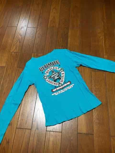 【即決】COOKIE  HOUSE◆バックプリント◆ターコイズカットソー < 女性ファッション  【即決】COOKIE  HOUSE◆バックプリント◆ターコイズカットソー < 女性ファッションの