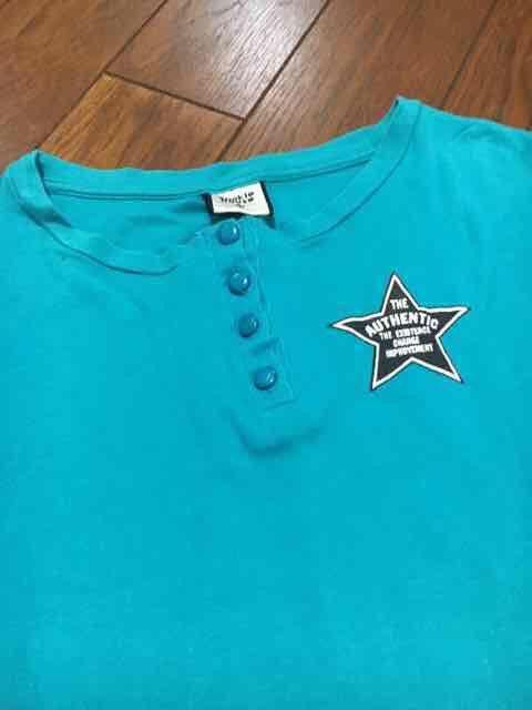 【即決】COOKIE  HOUSE◆バックプリント◆ターコイズカットソー < 女性ファッション  【即決】COOKIE  HOUSE◆バックプリント◆ターコイズカットソー < 女性ファッションの