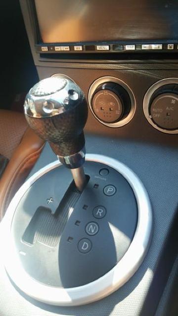 フェアレディZ33 取付例あり 汎用ATシフトノブプッシュ式type5 < 自動車/バイク フェアレディZ33 取付例あり 汎用ATシフトノブプッシュ式type5 < 自動車/バイク