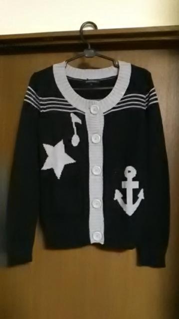 新品*音符柄*カーディガン < 女性ファッション  新品*音符柄*カーディガン  < 女性ファッションの