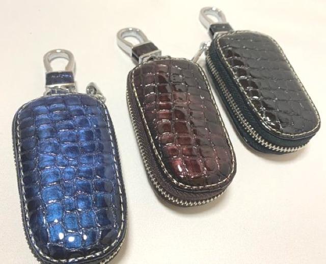 スマートキーケースtype1 クロコタイプ キーレス  本革風 < 自動車/バイク スマートキーケースtype1 クロコタイプ キーレス  本革風 < 自動車/バイク