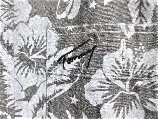 ☆TOMMY トミー アロハシャツ 襟裏 テープ ロゴ シャツ 半袖/メンズ/M☆新作完売モデル < ブランド ☆TOMMY トミー アロハシャツ 襟裏 テープ ロゴ シャツ 半袖/メンズ/M☆新作完売モデル < ブランドの