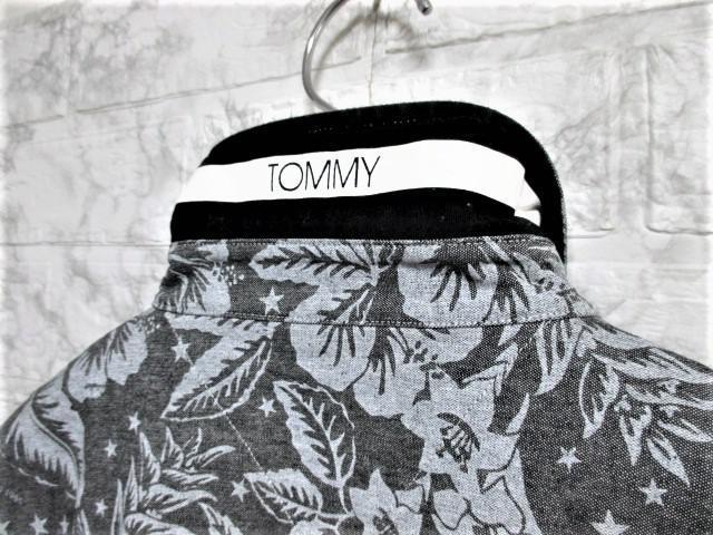 ☆TOMMY トミー アロハシャツ 襟裏 テープ ロゴ シャツ 半袖/メンズ/M☆新作完売モデル < ブランド ☆TOMMY トミー アロハシャツ 襟裏 テープ ロゴ シャツ 半袖/メンズ/M☆新作完売モデル < ブランドの
