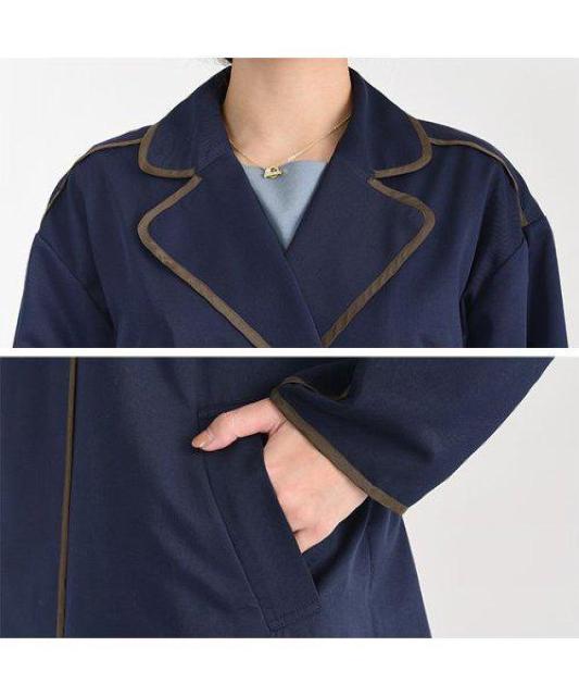 ☆MARY QUANT(マリークワント)パイピングオーバートレンチ ロングコート☆ < ブランド ☆MARY QUANT(マリークワント)パイピングオーバートレンチ ロングコート☆ < ブランドの