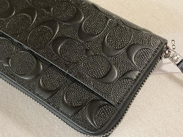 COACH �����Y�@���f�B�[�X�@�����z�@�u���b�N�@�V�O�l�`���[�@�G���{�X