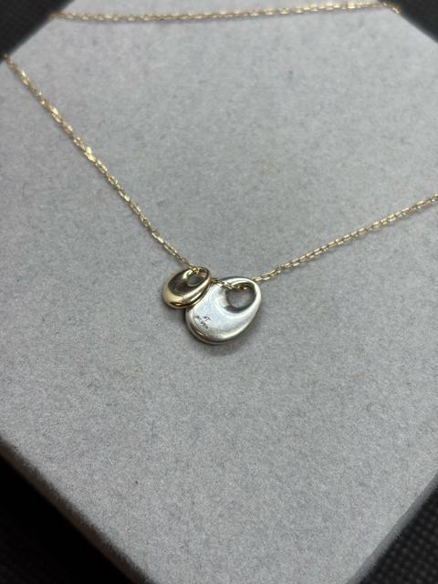 即決 4°C ヨンドシー K10 ゴールド SILVER シルバー ネックレス < ブランド  即決 4°C ヨンドシー K10 ゴールド SILVER シルバー ネックレス < ブランドの