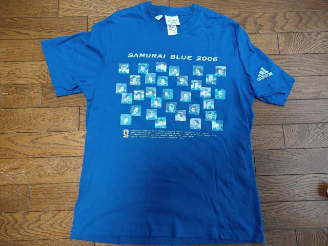 サッカー アディダス 日本代表 KIRIN サムライブルー 2006 Tシャツ L < レジャー/スポーツ サッカー アディダス 日本代表 KIRIN サムライブルー 2006 Tシャツ L < レジャー/スポーツの