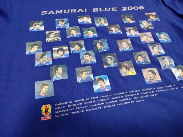 サッカー アディダス 日本代表 KIRIN サムライブルー 2006 Tシャツ L < レジャー/スポーツ サッカー アディダス 日本代表 KIRIN サムライブルー 2006 Tシャツ L < レジャー/スポーツの