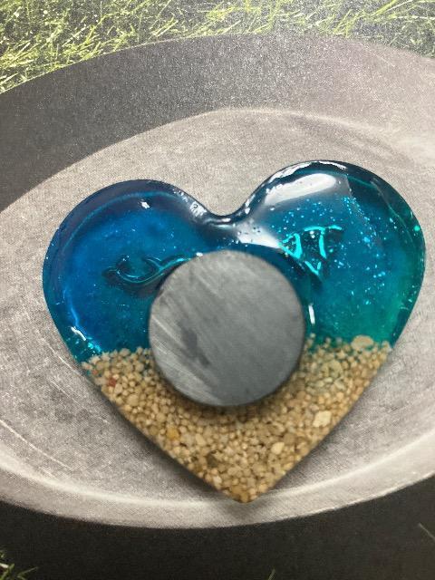 ハンドメイド レジン ハート マグネット < 女性ファッション  ハンドメイド レジン ハート マグネット < 女性ファッションの