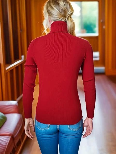 爆ヤス価格1690円★秋冬にぴったりのプレイド柄タートルネックセーター USAサイズL(日本サイズXL相当) < 女性ファッション  爆ヤス価格1690円★秋冬にぴったりのプレイド柄タートルネックセーター USAサイズL(日本サイズXL相当) < 女性ファッションの