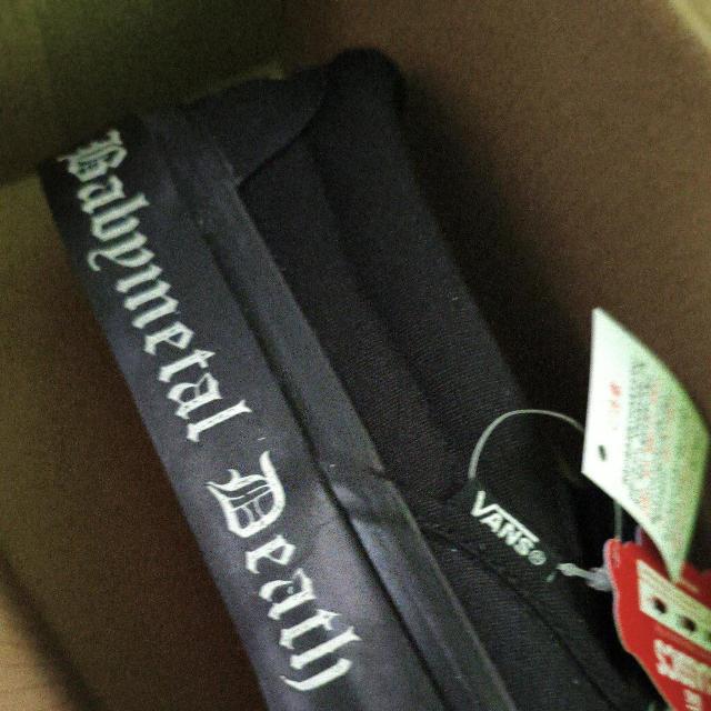 VANS × BABYMETAL silp on スリッポン コラボ 限定 29cm 黒 US11 スニーカー < ブランド VANS × BABYMETAL silp on スリッポン コラボ 限定 29cm 黒 US11 スニーカー < ブランドの