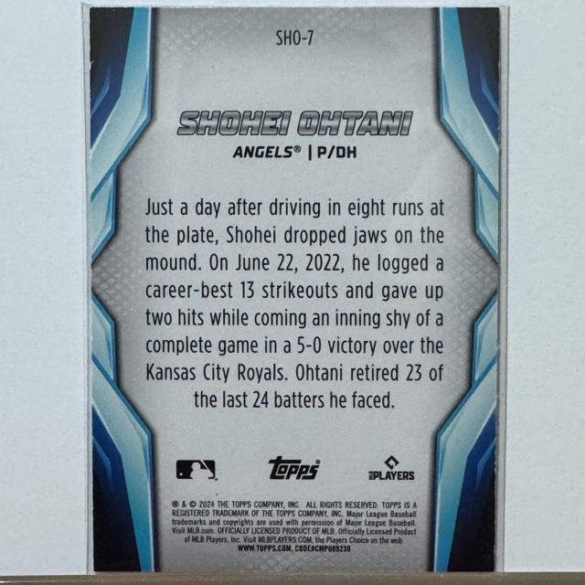 大谷翔平 H Topps Japan Edition 2024 SHOTIME SHOHEI OHTANI < レジャー/スポーツ 大谷翔平 H Topps Japan Edition 2024 SHOTIME SHOHEI OHTANI < レジャー/スポーツの