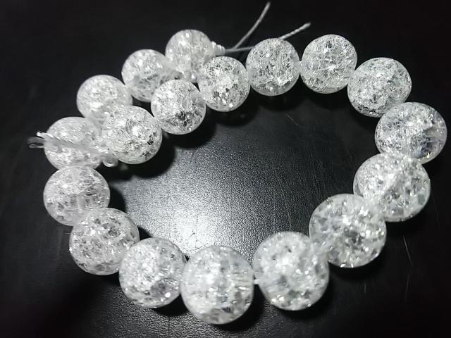 天然石★クラック水晶 ラウンド10mm 半連 < 女性アクセサリー/時計 天然石★クラック水晶 ラウンド10mm 半連 < 女性アクセサリー/時計の