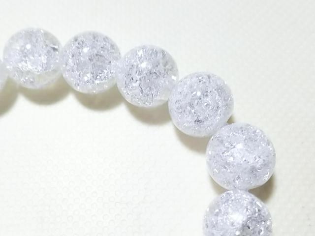 天然石★クラック水晶 ラウンド10mm 半連 < 女性アクセサリー/時計 天然石★クラック水晶 ラウンド10mm 半連 < 女性アクセサリー/時計の