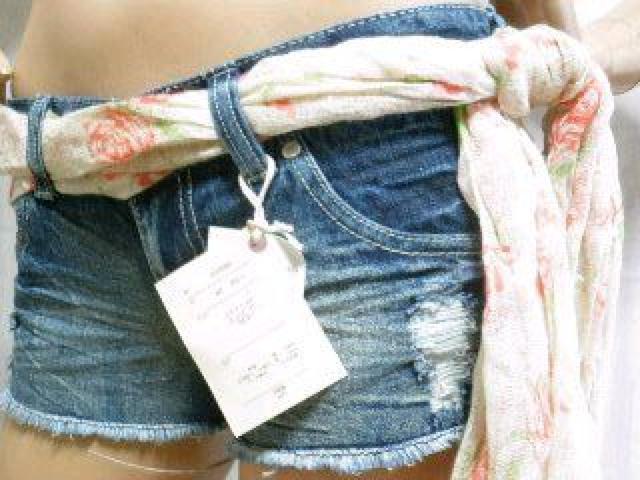 《New》花柄ストール(ベルト)付★ポケット鍵編み*ショートパンツ<w64> < 女性ファッション  《New》花柄ストール(ベルト)付★ポケット鍵編み*ショートパンツ<w64> < 女性ファッションの