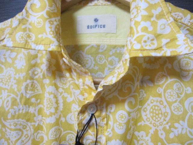 □EDIFICE/エディフィス デザイン 7分袖 スリムフィットシャツ/44(S)☆新品 < 男性ファッション □EDIFICE/エディフィス デザイン 7分袖 スリムフィットシャツ/44(S)☆新品 < 男性ファッションの