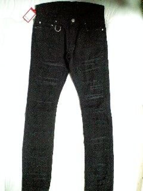 新品ROENロエンジーンズ クラッシュデニム 28 < ブランド  新品ROENロエンジーンズ クラッシュデニム 28  < ブランドの