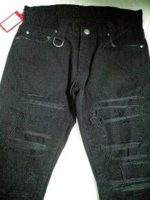 新品ROENロエンジーンズ クラッシュデニム 28 < ブランド  新品ROENロエンジーンズ クラッシュデニム 28 < ブランドの